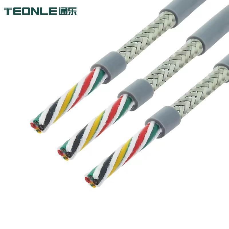 拖鏈屏蔽線TRVVP耐油耐彎折高柔線
