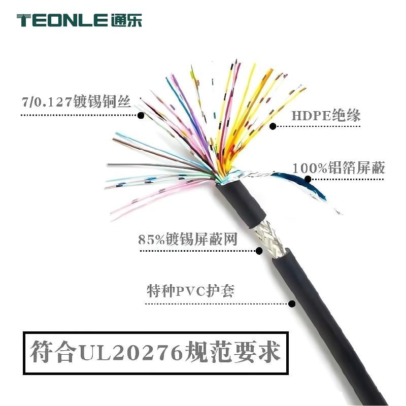 正標(biāo)符合UL20276規(guī)范要求7/0.127鍍錫銅絲電源線